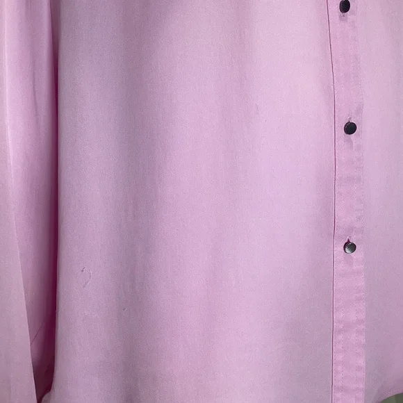 L’agence Pink Long Sleeve Blouse GUC Size 8 - Picture 8 of 13